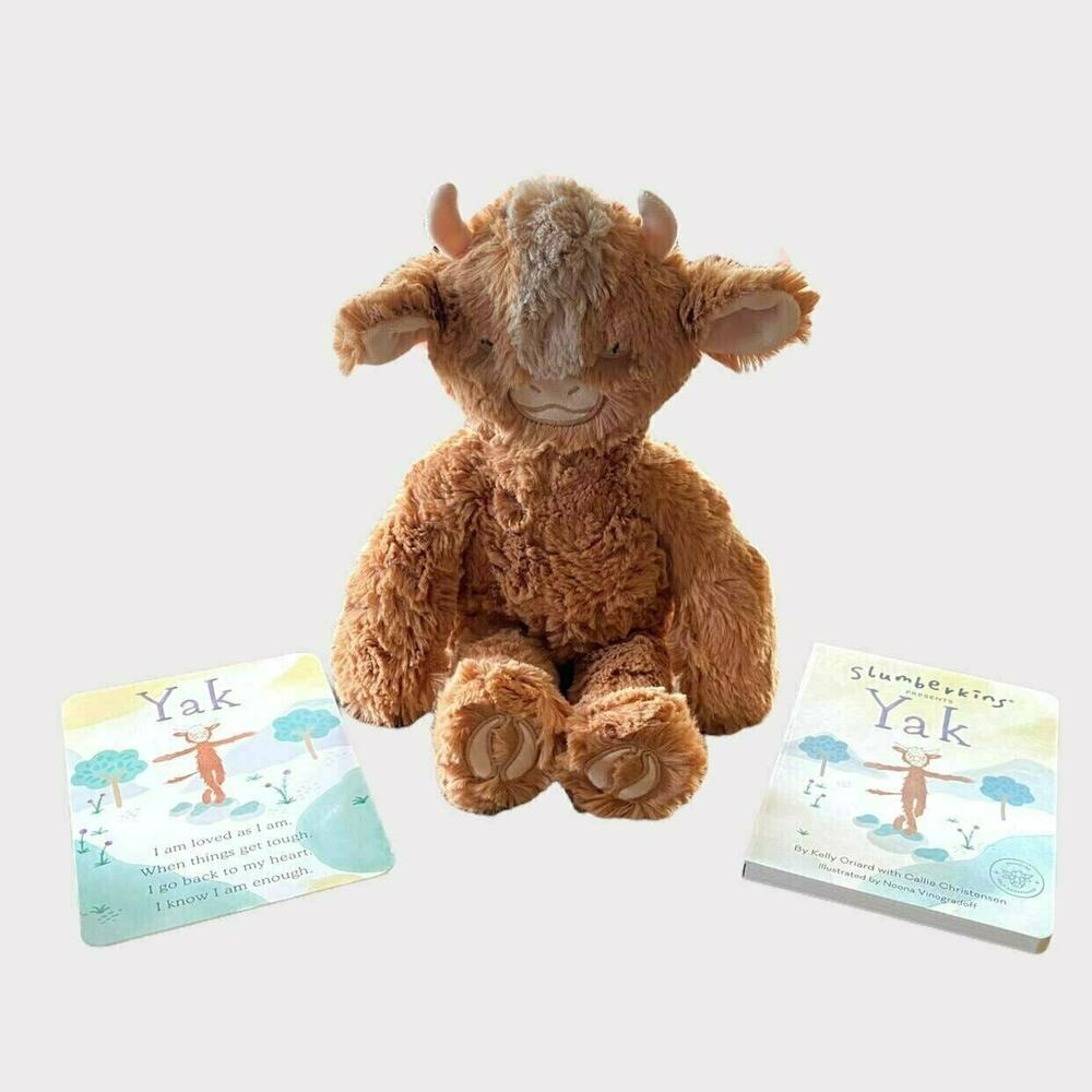 Slumberkins Yak Kin With Book